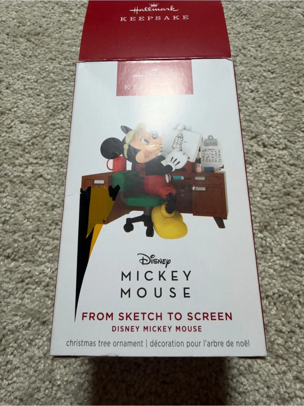 Hallmark Keepsake 2025 From Sketch to Screen Disney Mickey Mouse Ornament=